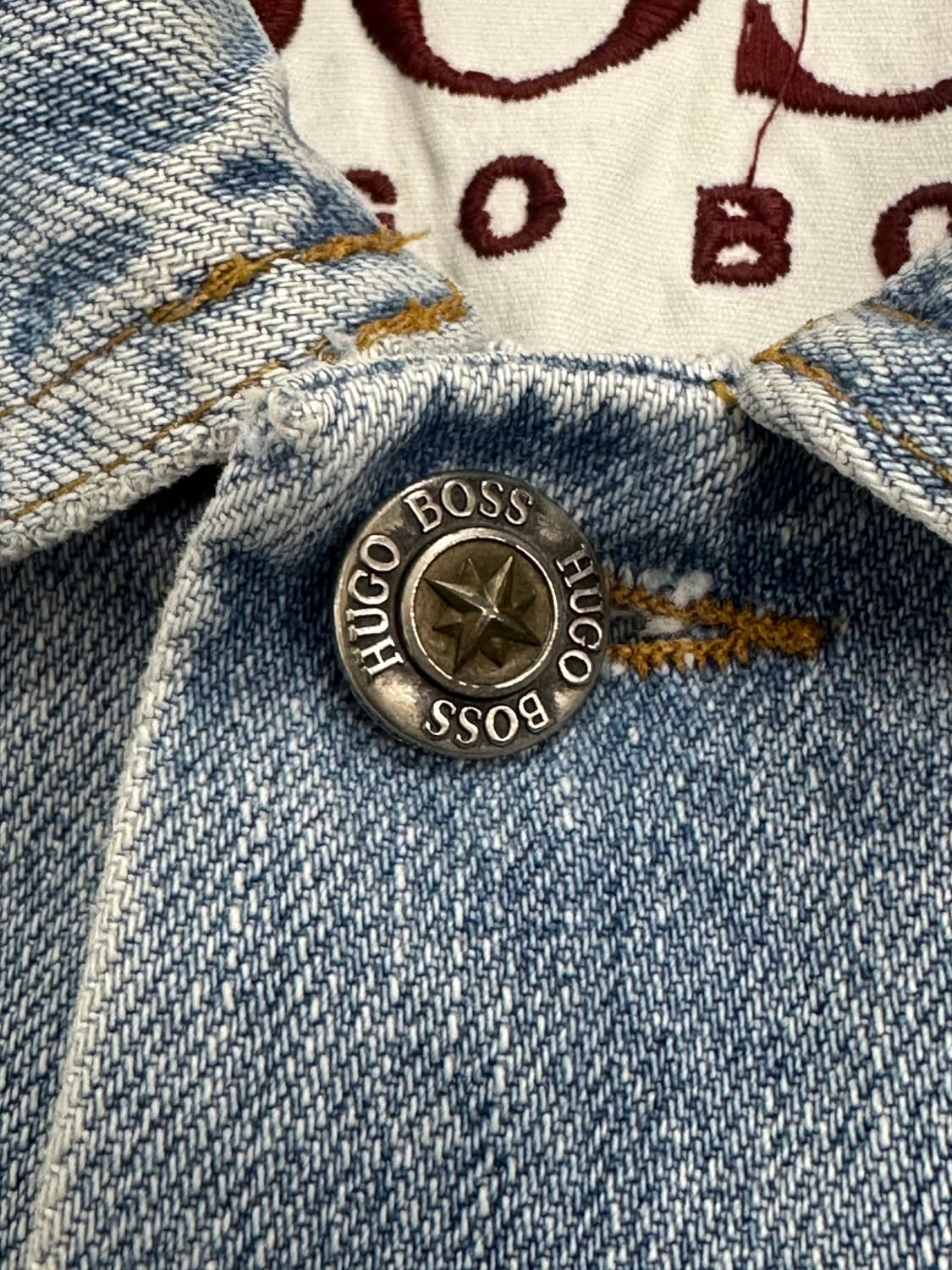 90s HUGO BOSS 데님 트러커 자켓 52 상품이미지6