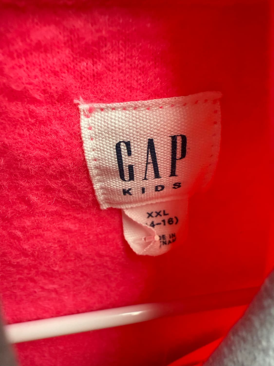 (택 지참 새상품) 갭 핫핑크 후드집업 Gap 상품이미지2