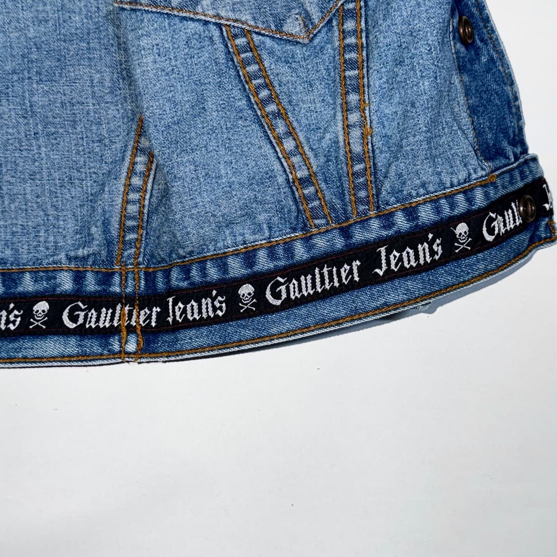 90‘s 장폴고티에 아카이브 크롭 데님자켓 상품이미지5