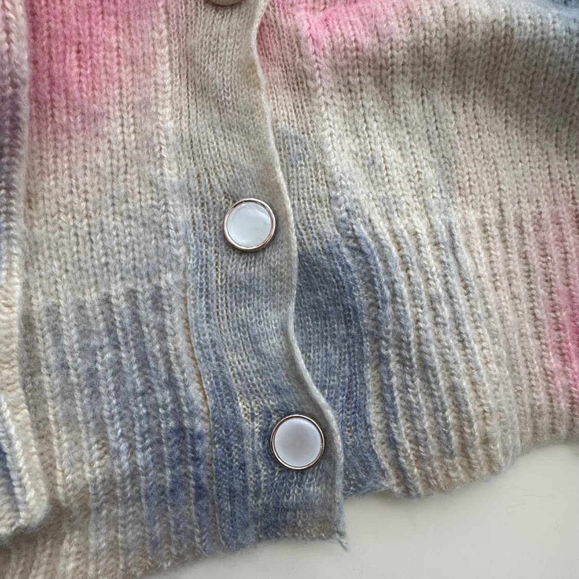 파스텔 솜사탕 니트 가디건 프리 상품이미지4