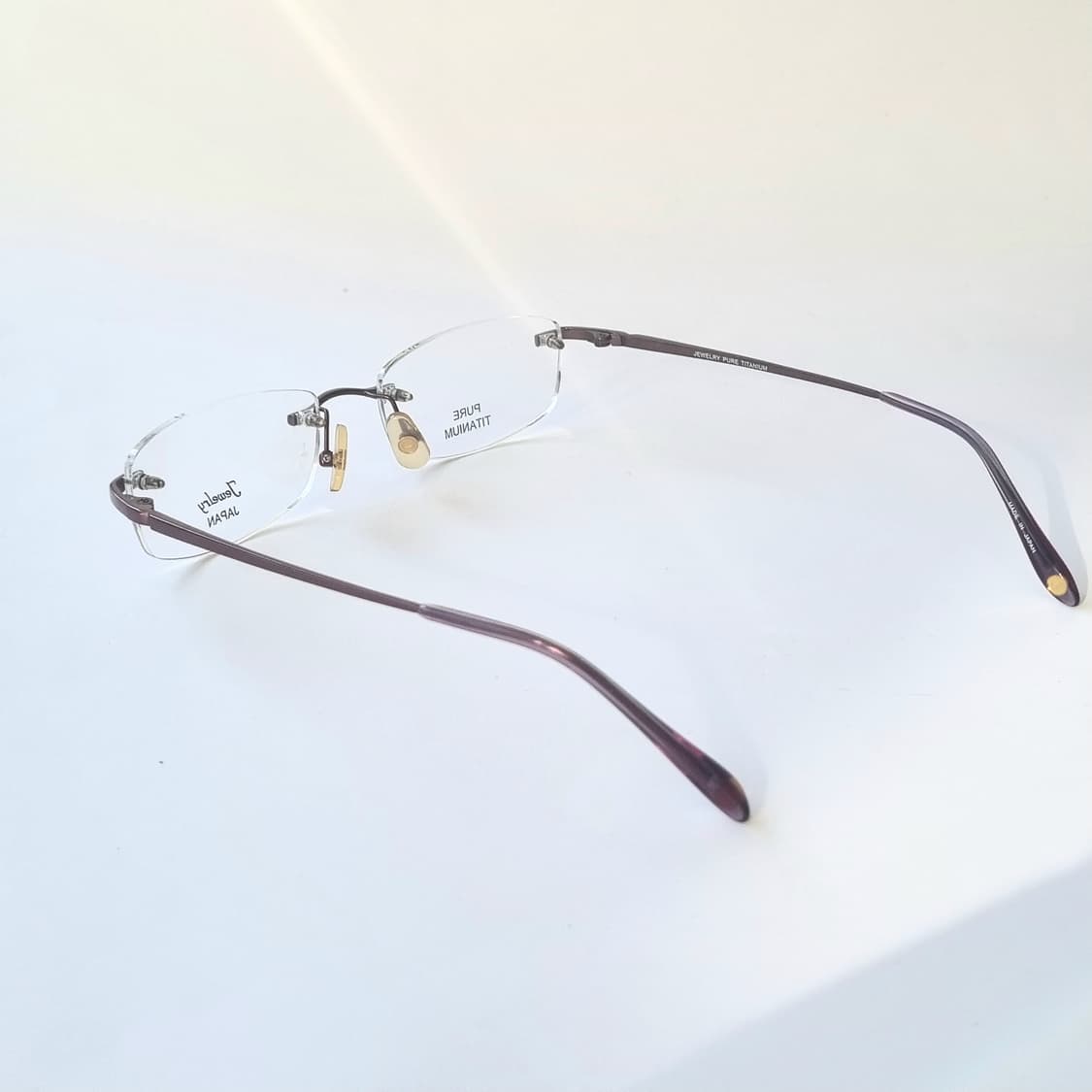 데드스탁 Jewelry 무테 퓨어티탄늄 버건디컬러 상품이미지5