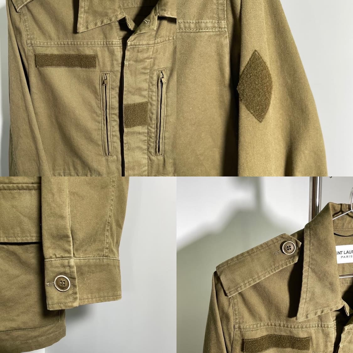 생로랑 샤크 패치 야상 상품이미지4