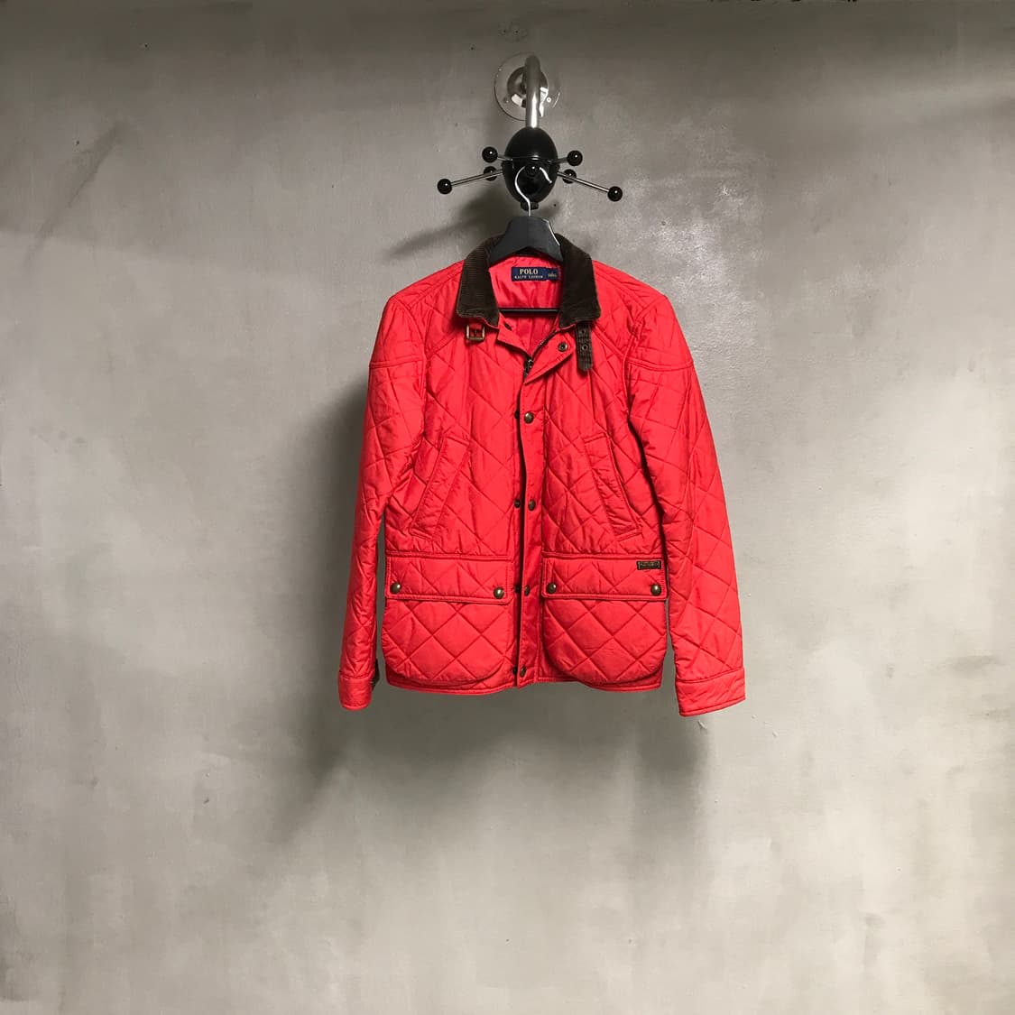 폴로 랄프로렌 퀄팅 자켓 레드 S(W) 상품이미지1