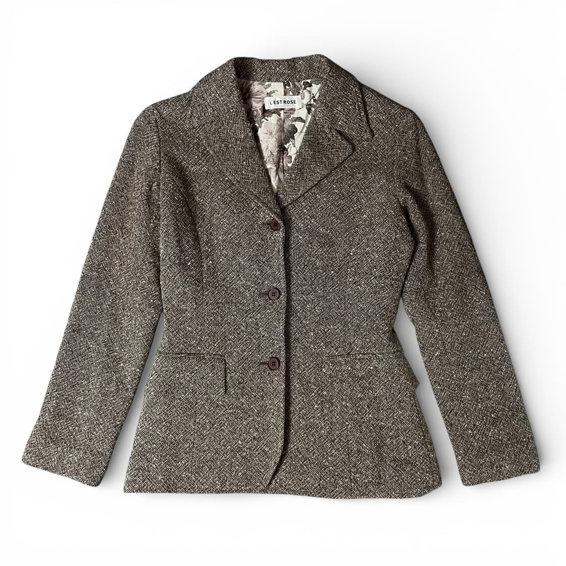 레스트로즈 브라운 슬림핏 울 자켓 M 상품이미지1