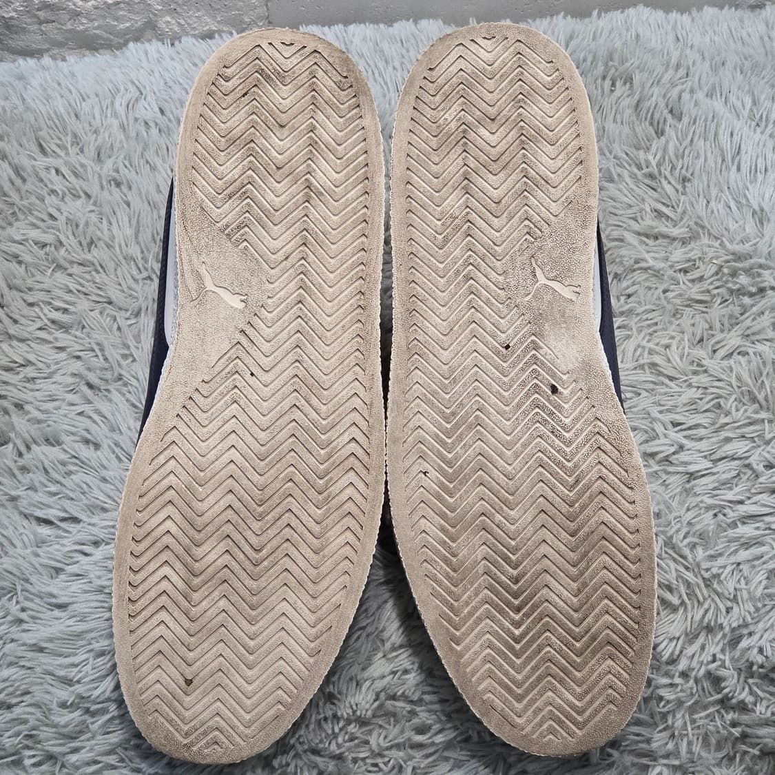 3q-6:푸마 슈퍼 팀 클래식 화이트 네이비(290mm)-상태긋 상품이미지9