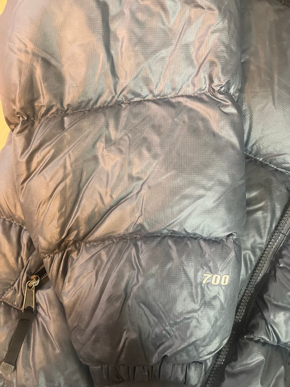 눕시 패딩 그레이 상품이미지5