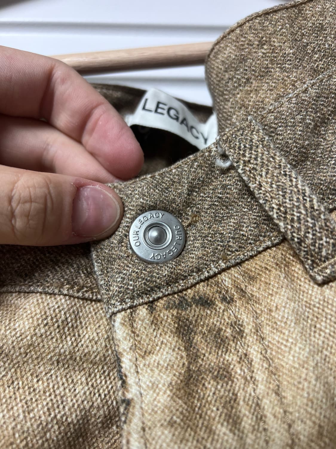 [33] 아워레가시 써드컷 샌드 데님 상품이미지5