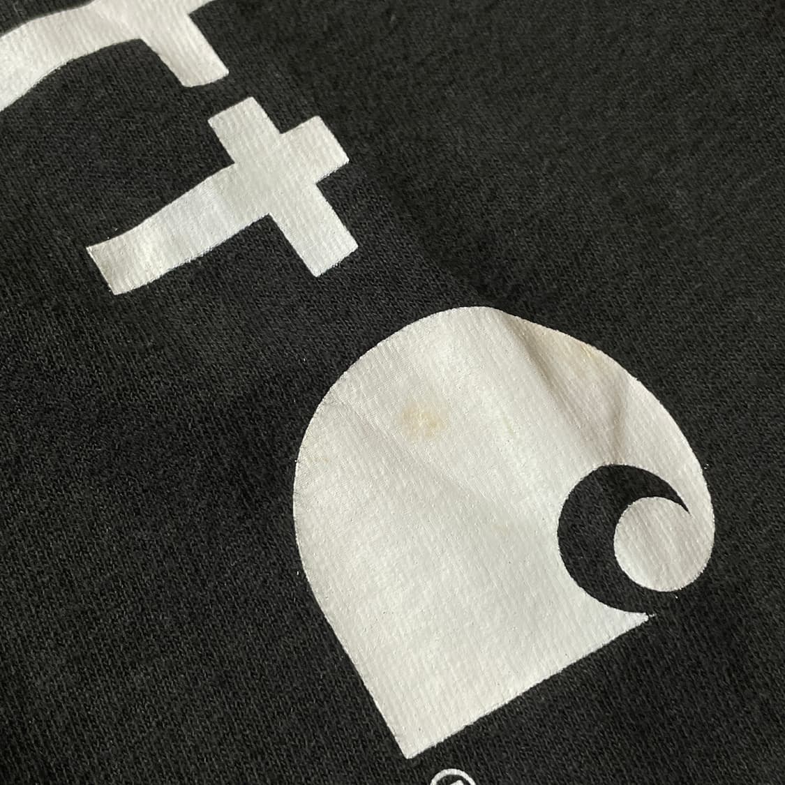 CARHARTT 칼하트 빈티지 블랙 코튼 긴팔 티셔츠 A00491 상품이미지5