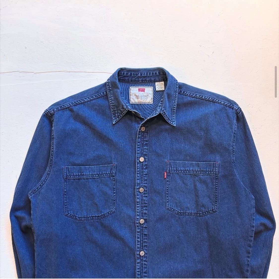 리바이스 레드 탭 데님 오버 셔츠 상품이미지1