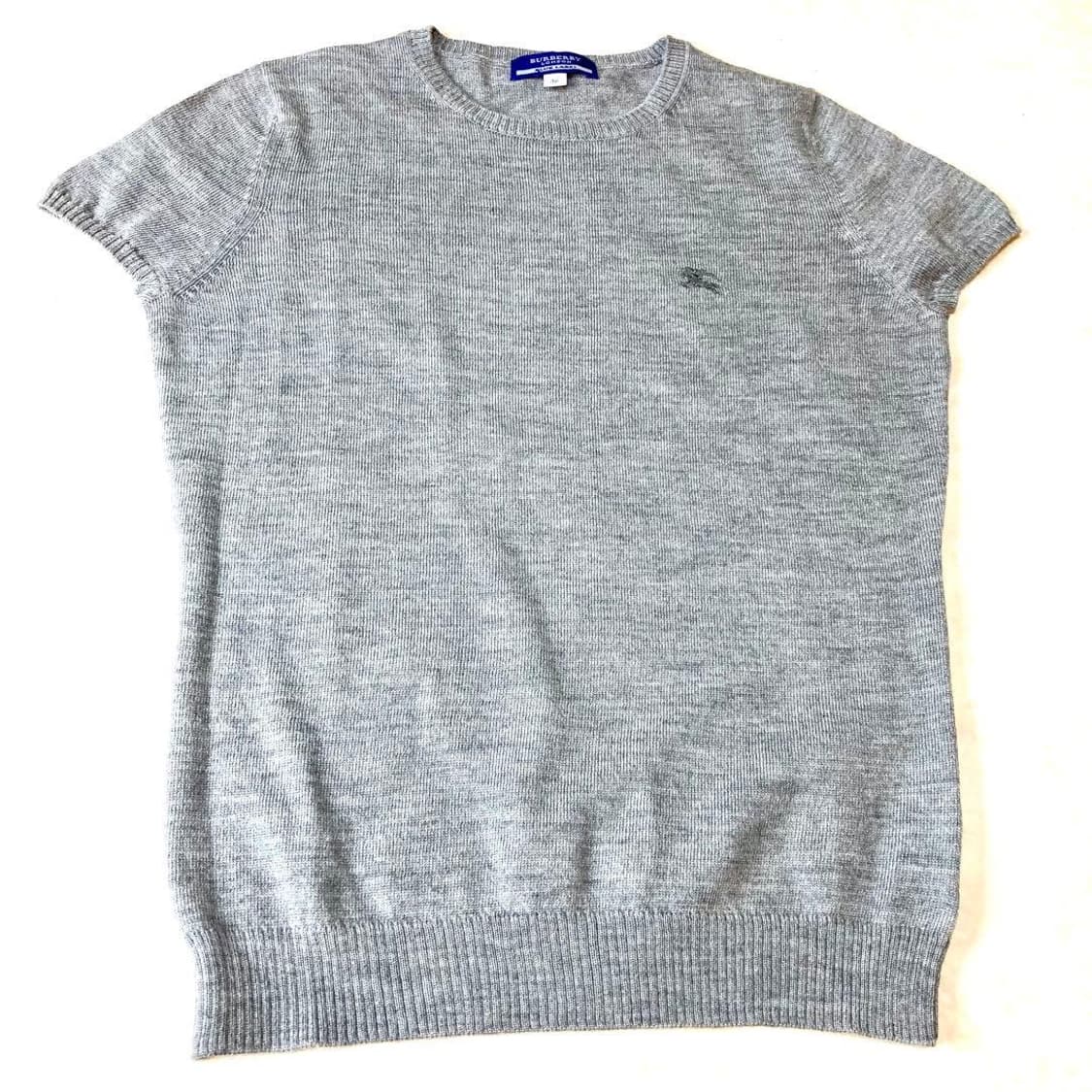 버버리 블루라벨 모100 그레이 가디건 니트 앙상블 세트 38사이즈 상품이미지9