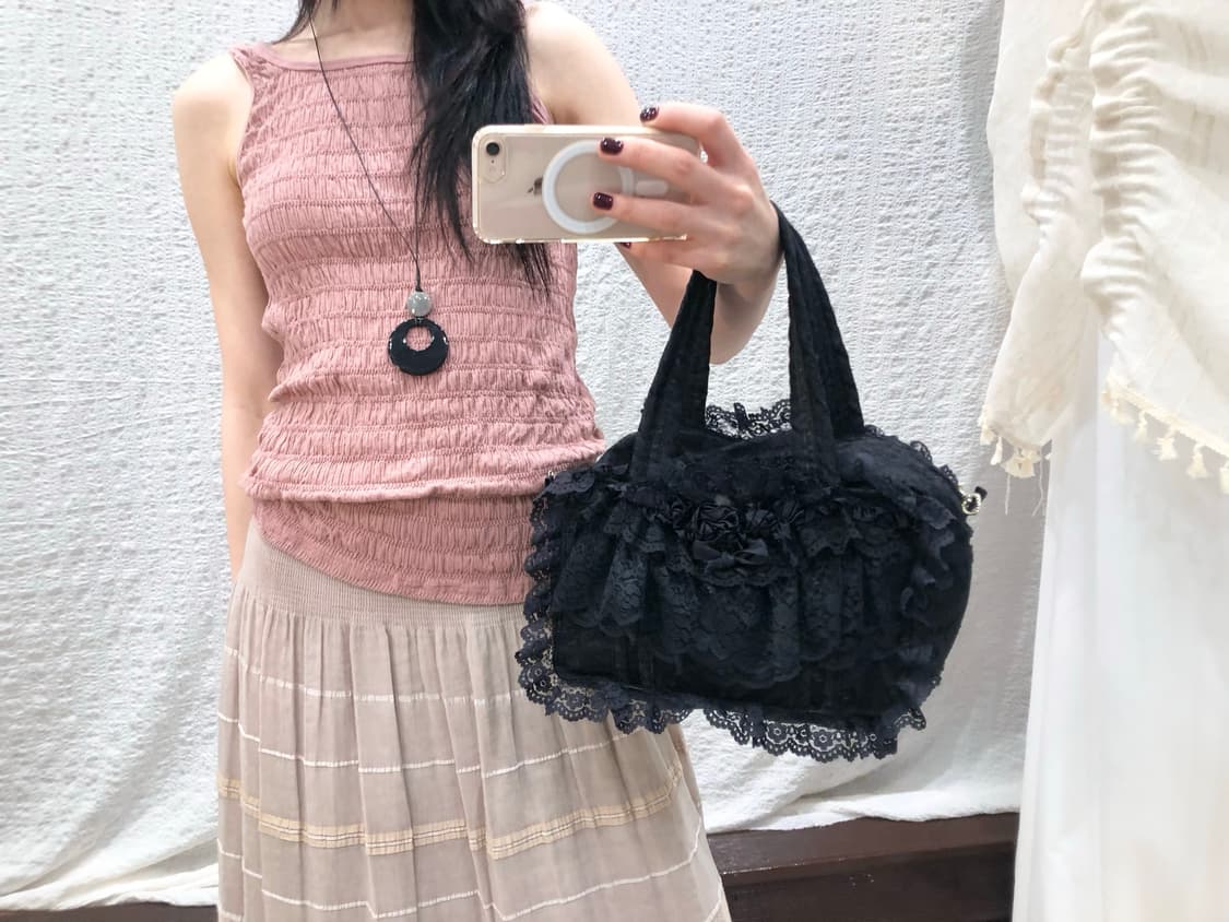 deep pink wrinkle sleeveless 상품이미지1