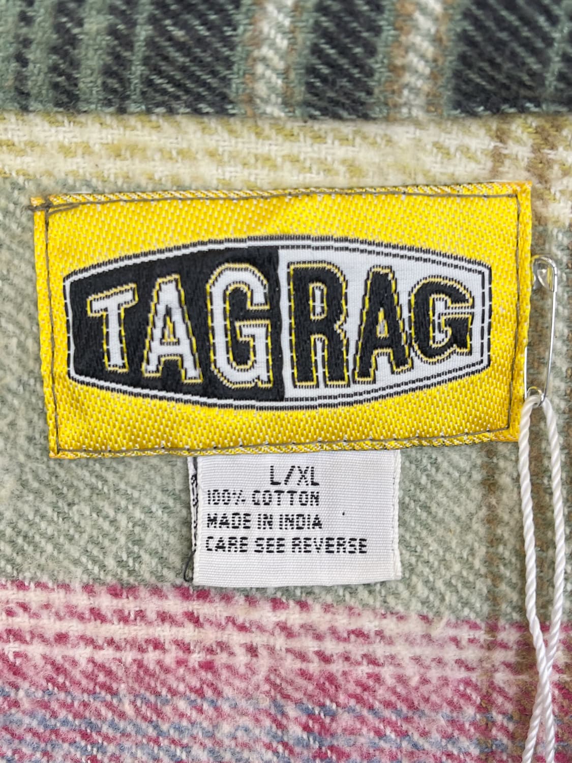 태그래그 90s 플란넬 체크 집 오버셔츠 상품이미지8