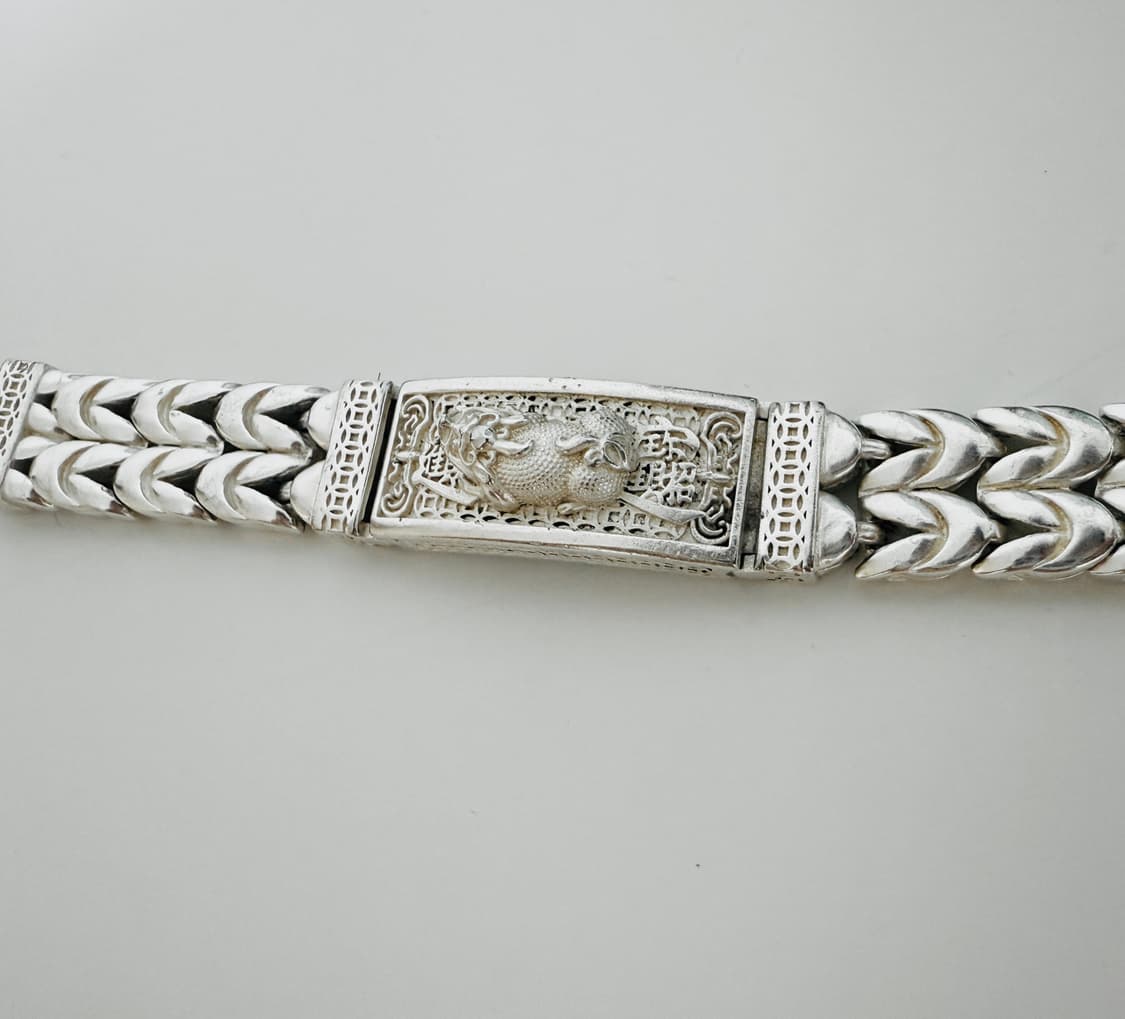 Vintage Tibet Silver Bracelet 상품이미지3