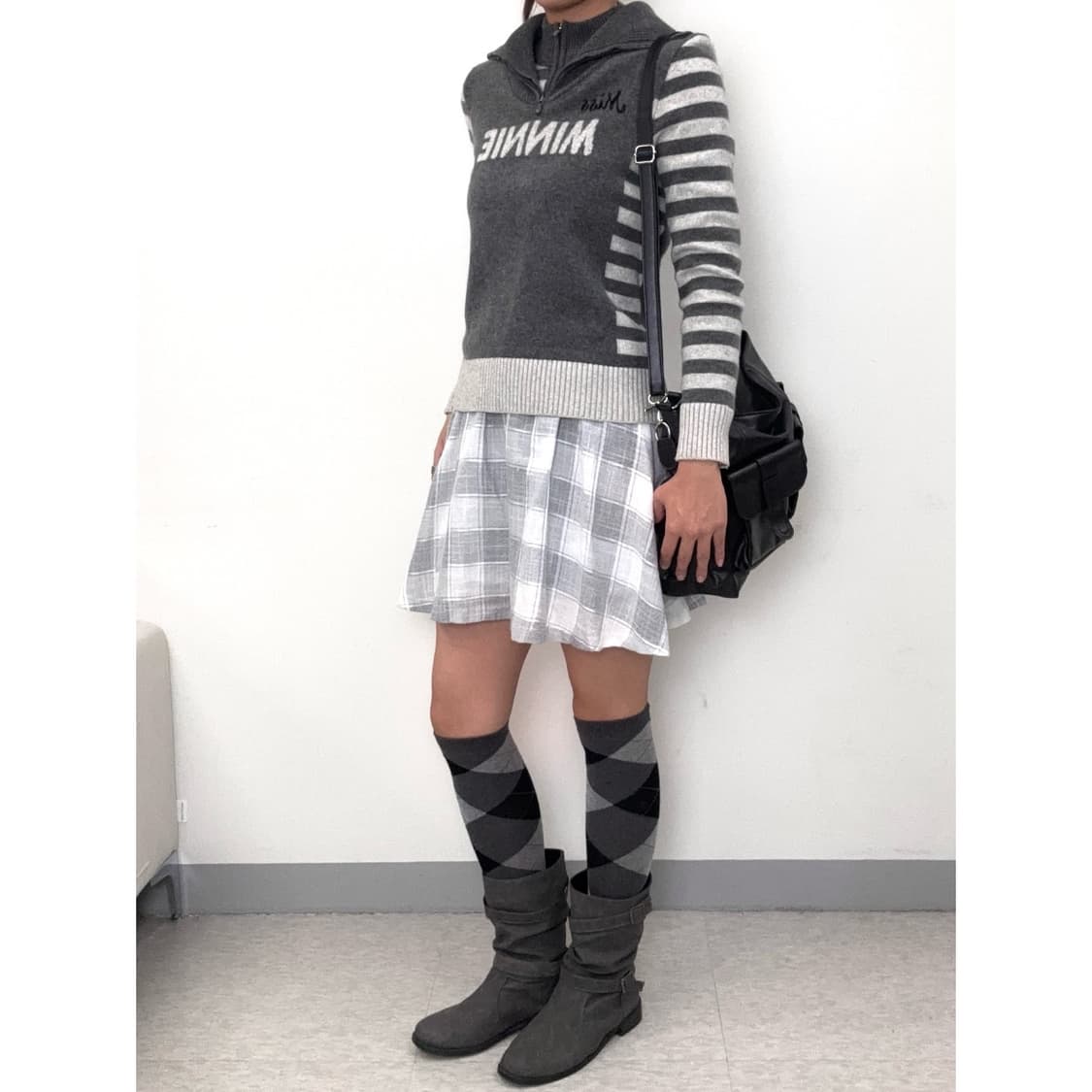 빈티지 디즈니 그레이 울 니트 상품이미지3