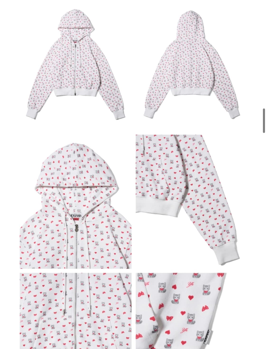 유희 패턴 후드집업 상품이미지3