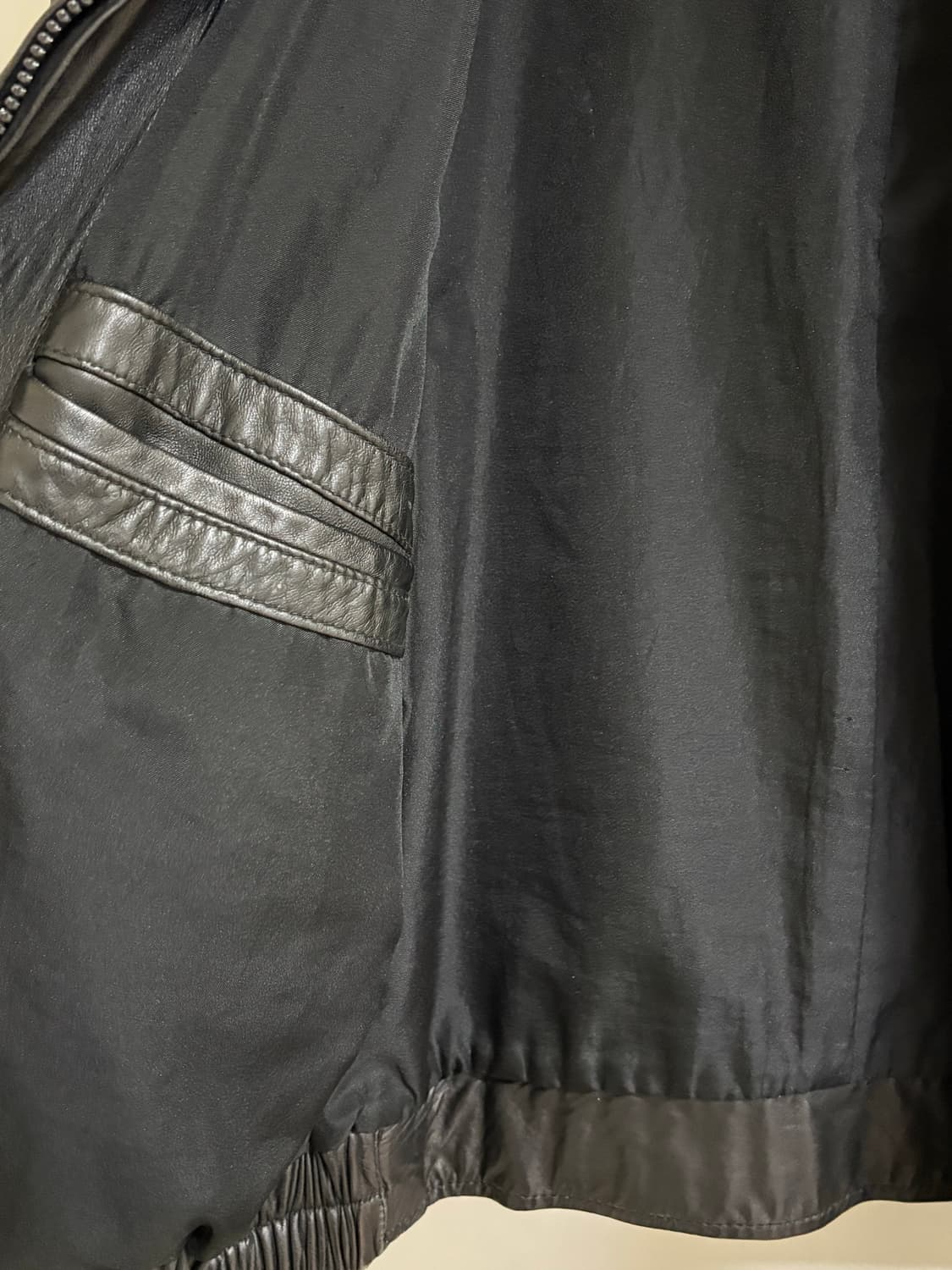 80s EU 리얼 레더 봄버 자켓 상품이미지5