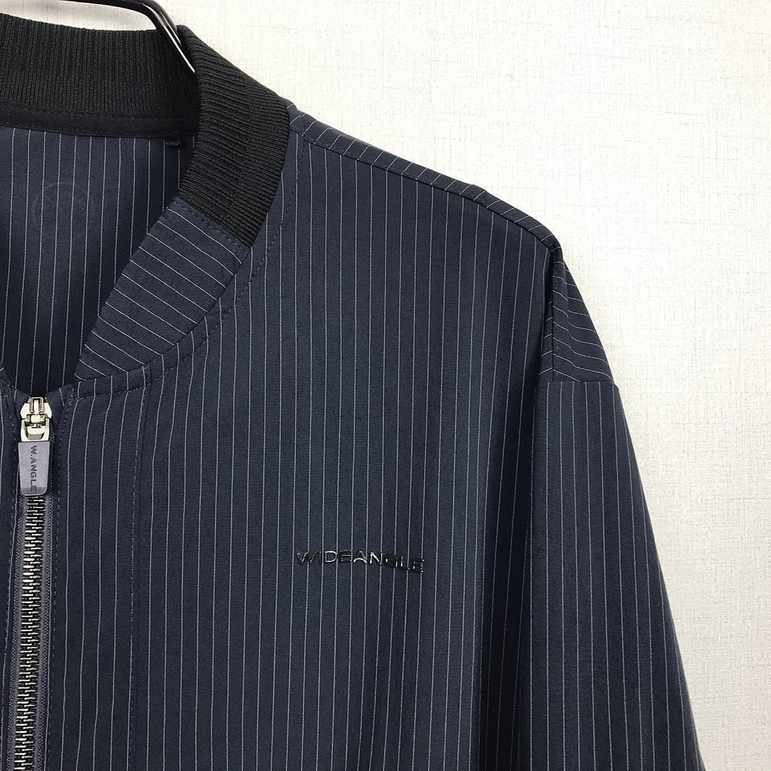 와이드앵글 스트라이프 블루종 자켓 남성95 상품이미지3