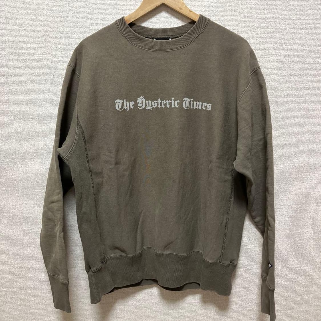 히스테릭 글래머 더 히스테릭 타임즈 백 프린트 맨투맨 상품이미지3