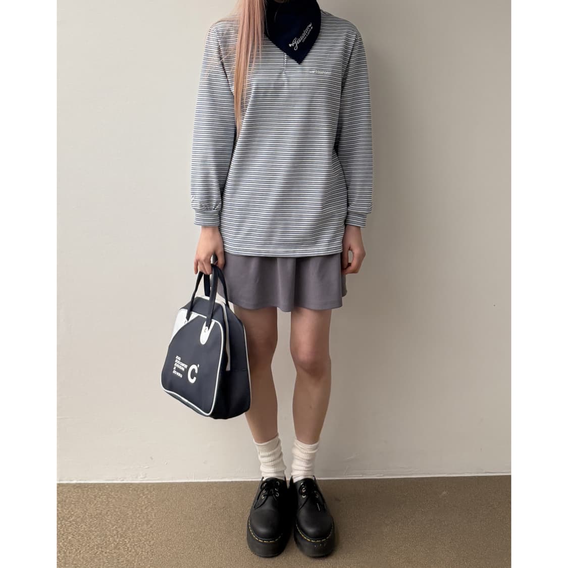 지초이 26-001 벌스데이 에디션 스트라이프 셔츠 2사이즈 상품이미지1