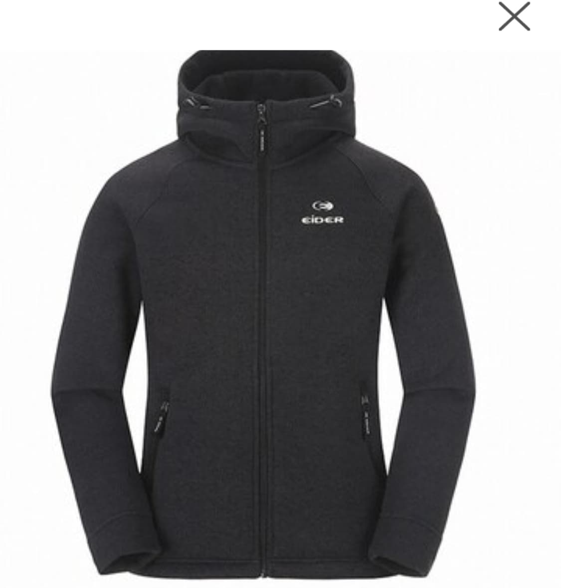 (레어템)아이더(EIDER) 여성 니트 캐주얼 플리스 기모후드 집업 M 상품이미지3