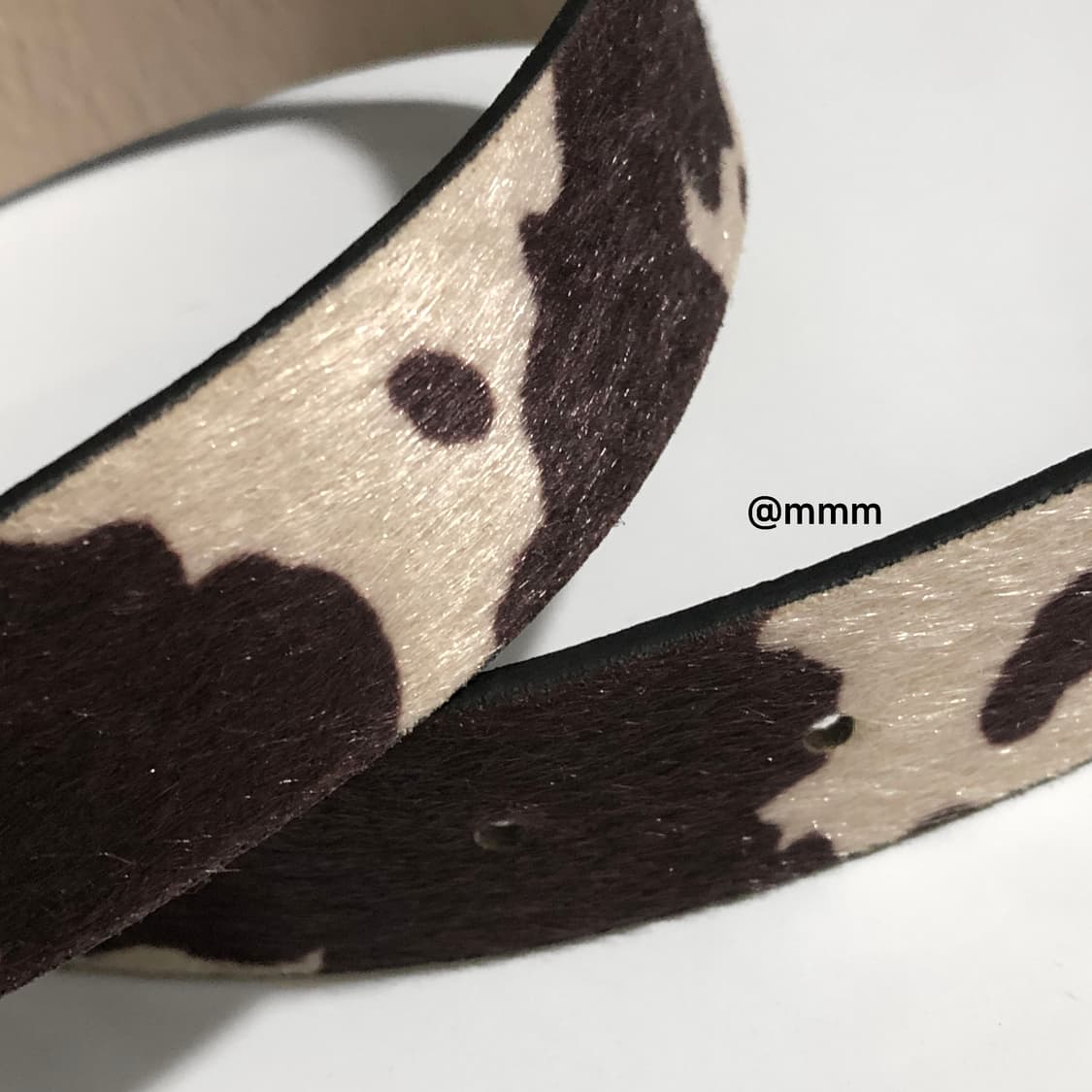 카우헤어 레오파드 송치털 벨트🐄 상품이미지7