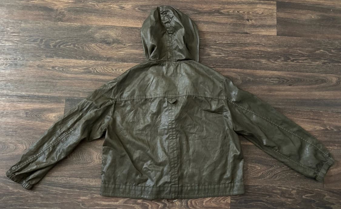 헬무트 랭 레이스업 아노락 자켓 올리브 그린 상품이미지4