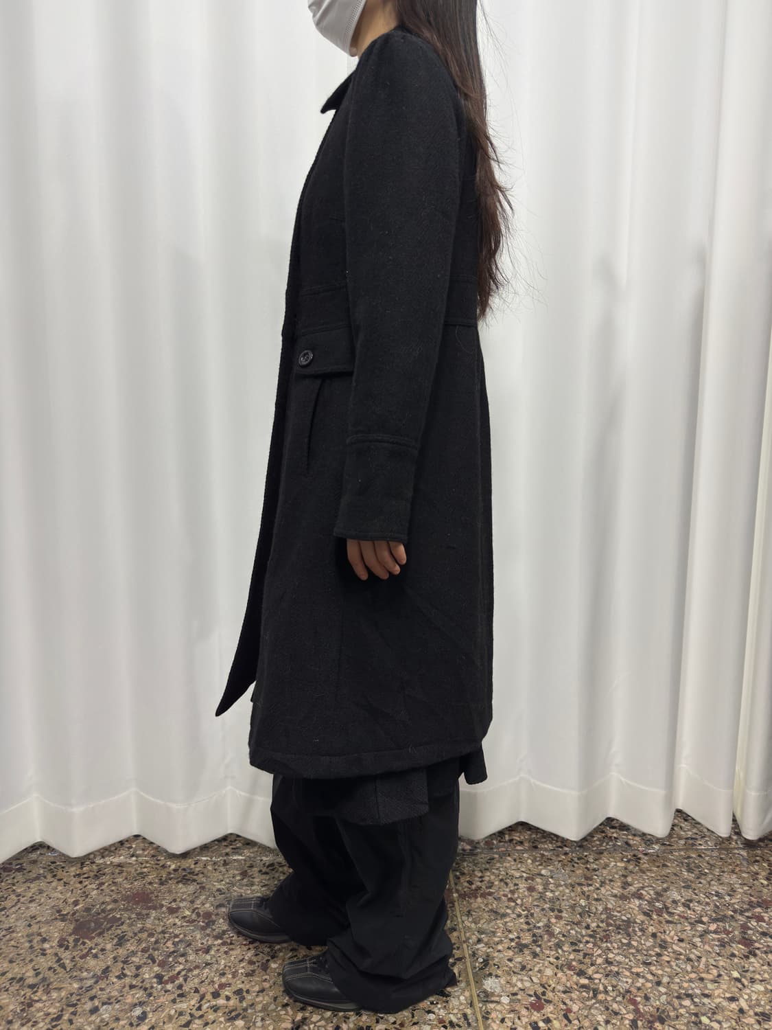 anyfarm button lovely wool coat 상품이미지5