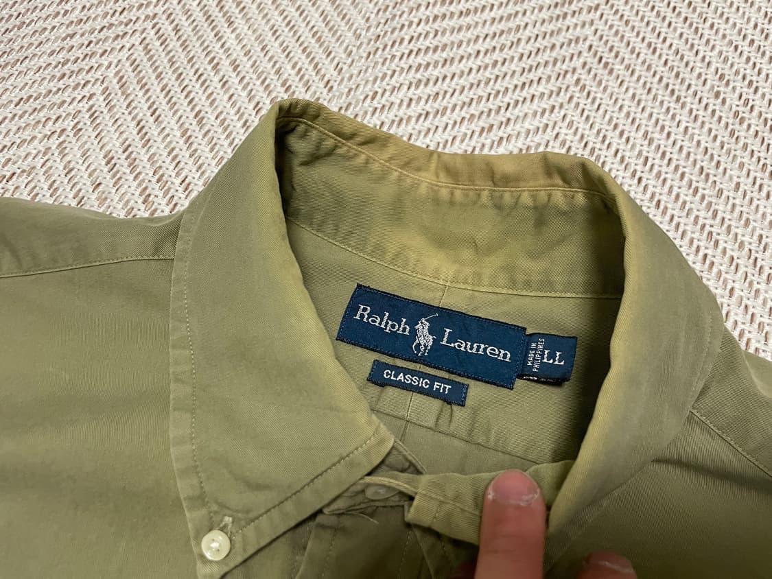 폴로 랄프로렌 올리브 버튼다운 셔츠 J03230 상품이미지4