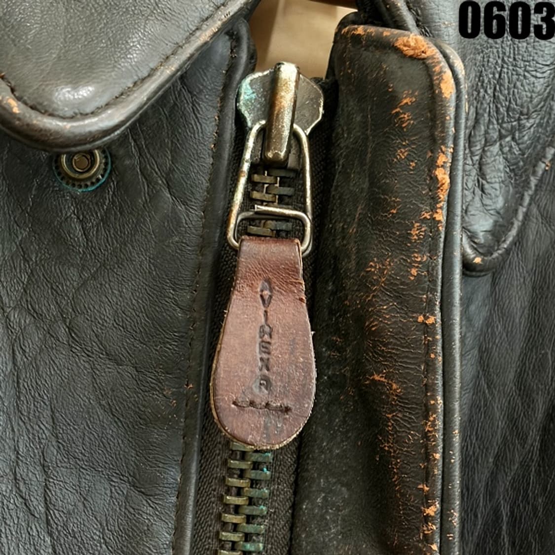 아비렉스 A-2 플라이트 가죽 자켓 M 0603 상품이미지4