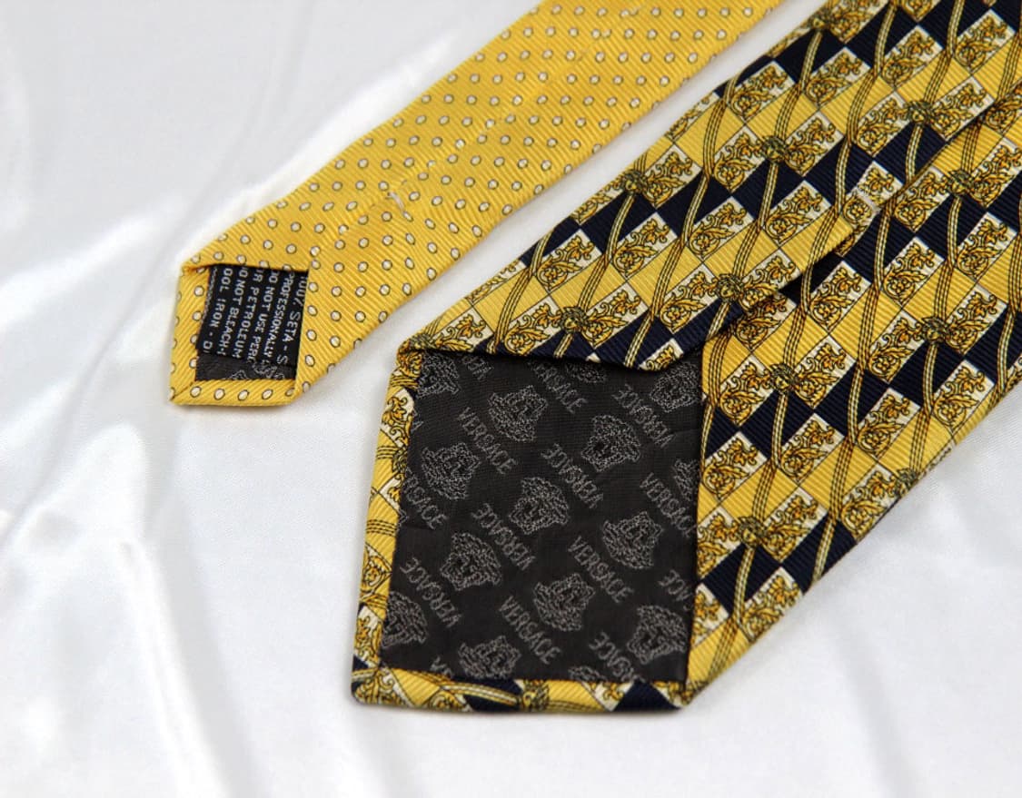 베르사체 9.3cm S등급 메두사 클래식 남자 명품 넥타이 상품이미지4