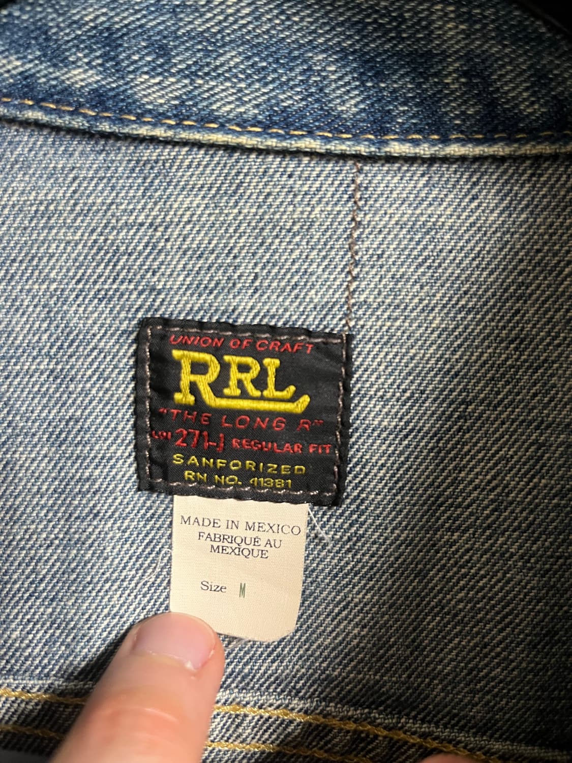 RRL LOT 271  트러커 M사이즈 상품이미지4