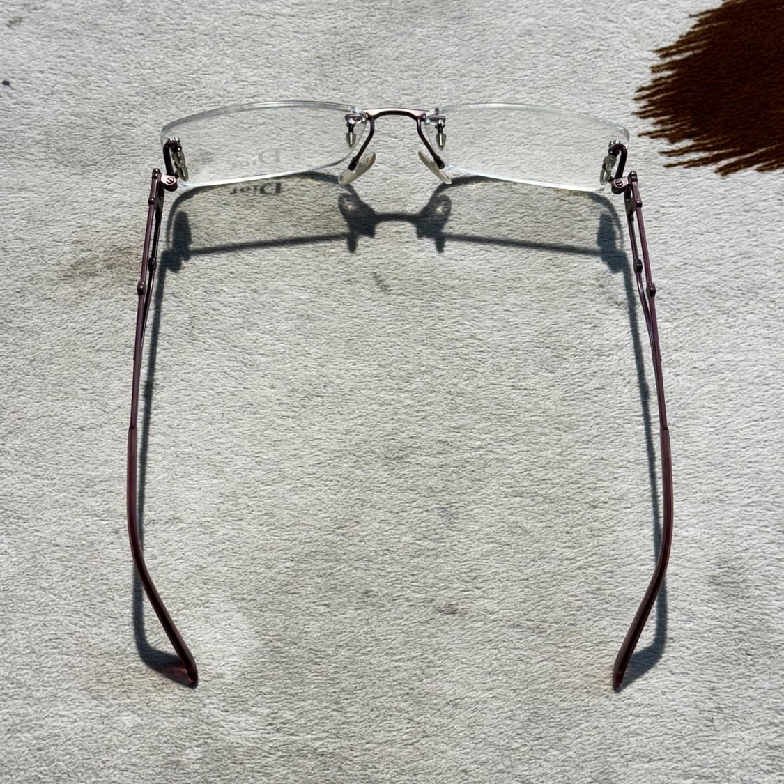 Dior 디올 무테 안경 크리스탈 (OS) 긱시크 y2k 상품이미지7