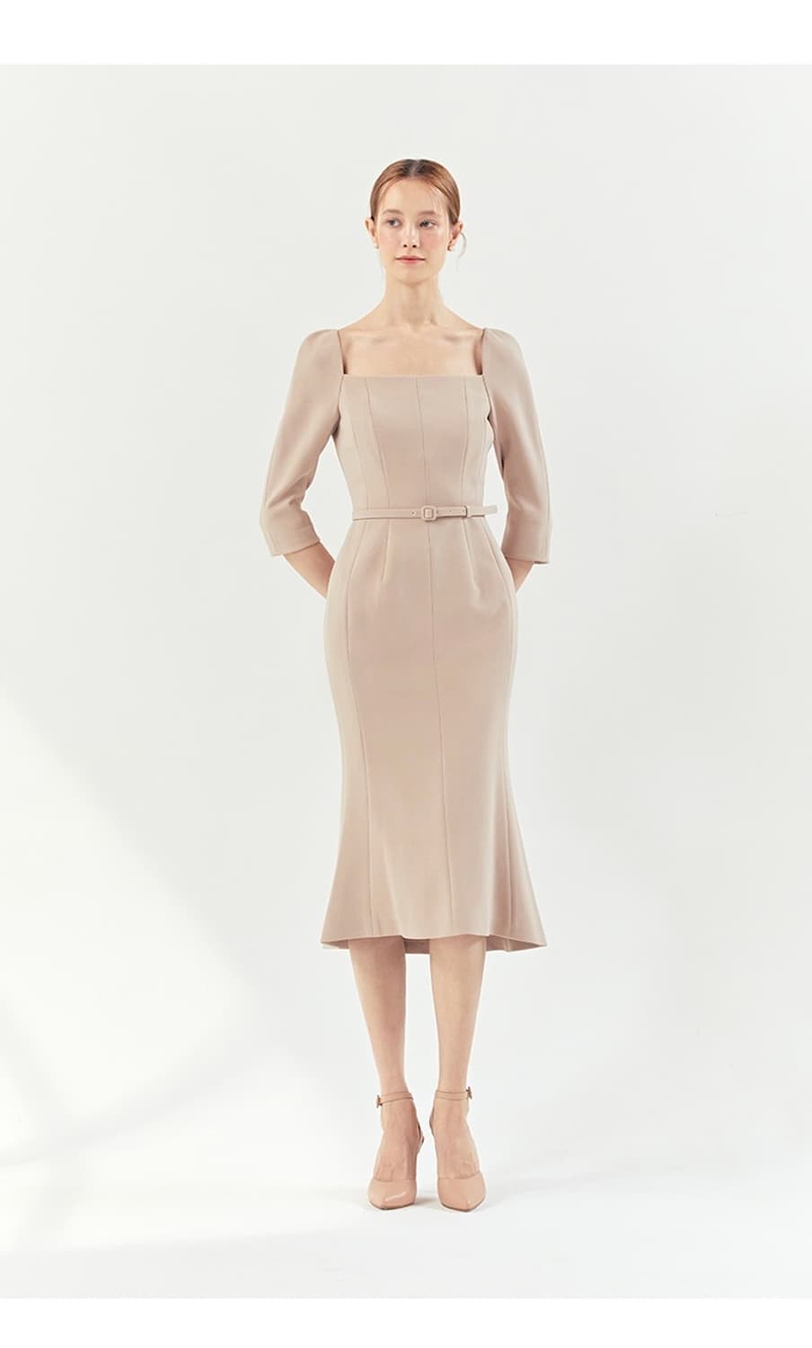 브라이드앤유(BAU) ODETTE Square neck dress 상품이미지2