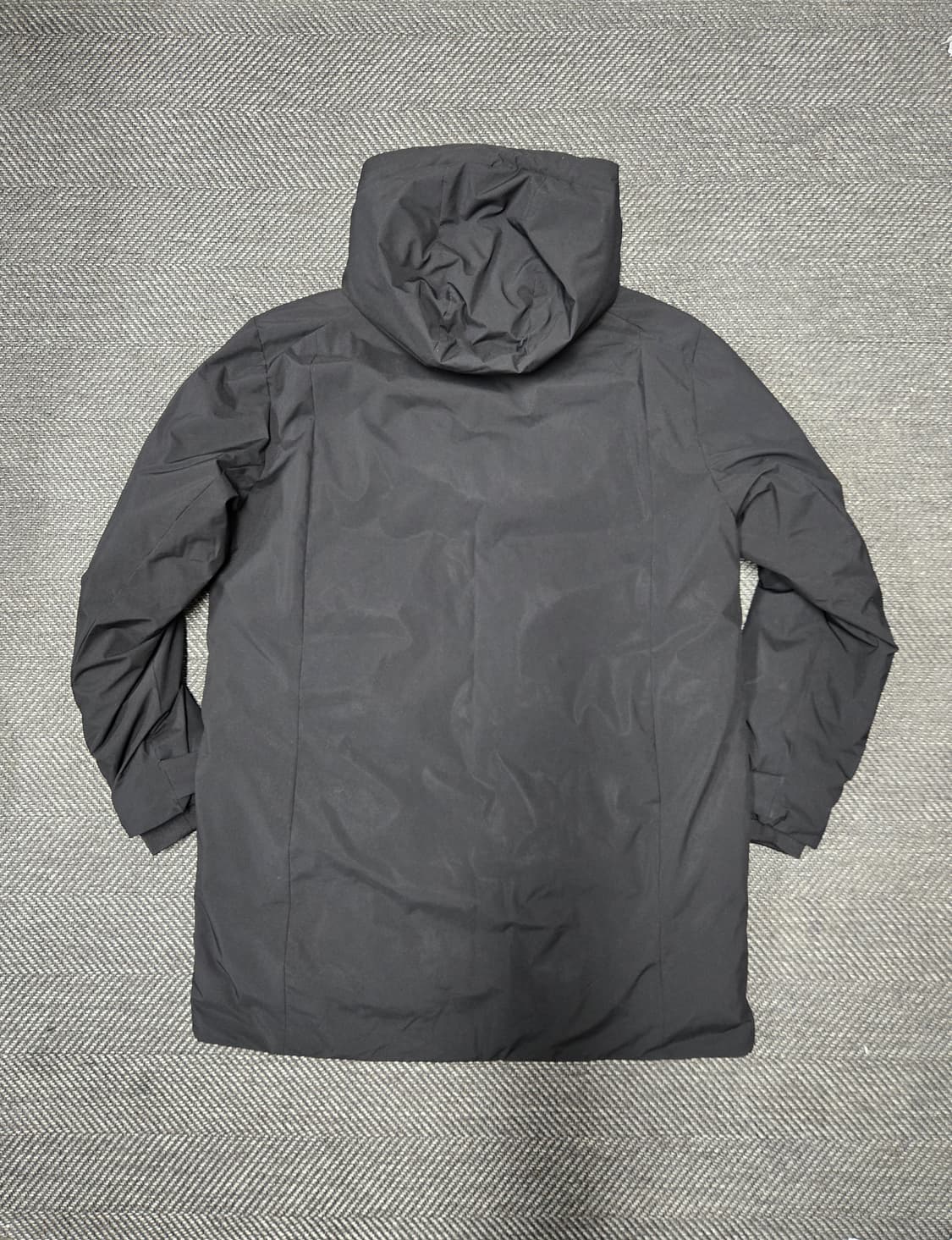 DKNY 23ss 후드 구스다운패딩 코트 블랙 상품이미지2