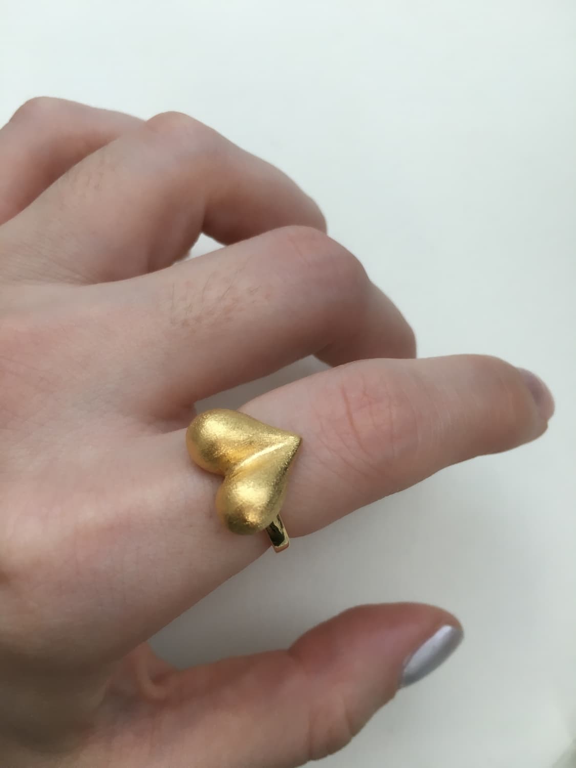 925 하트무광반지 상품이미지7