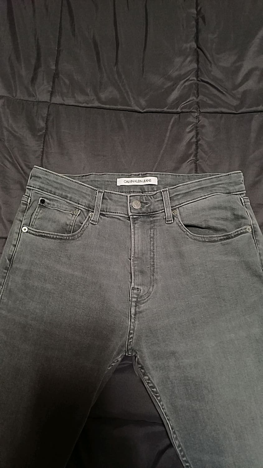 캘빈클라인 잘늘어나는스판 그레이진 30인치 기장97 상품이미지2