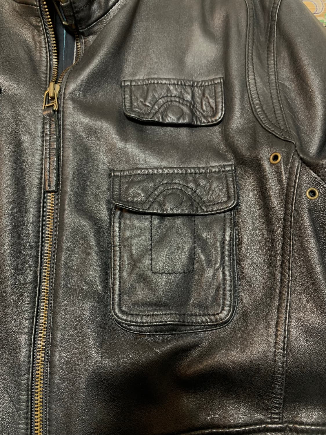 양가죽 멀티포켓 자켓 상품이미지6