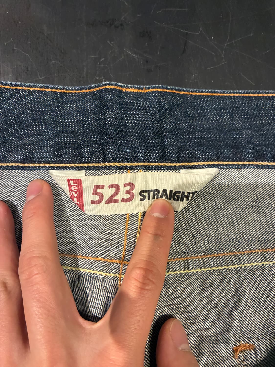 34/33) 리바이스 523 셀비지 데님 상품이미지2