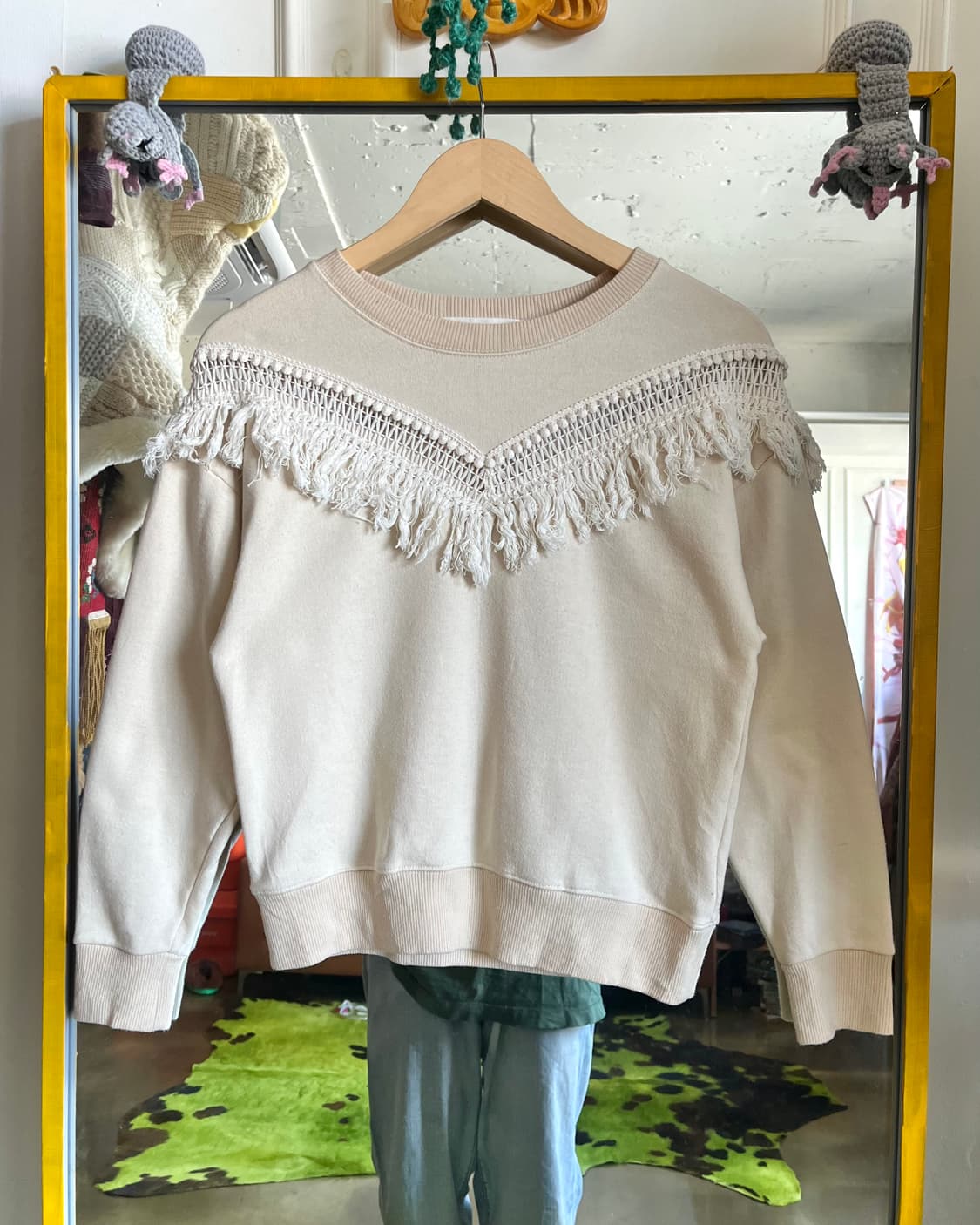 Ray BEAMS Japan Tassel Point Sweatshirt 상품이미지4