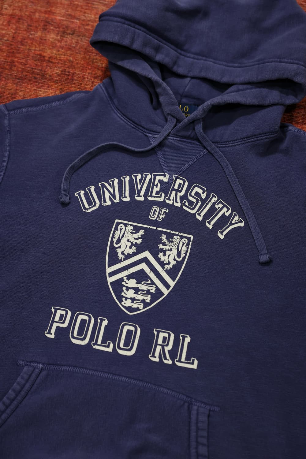 폴로 아이비리그 네이비 후드티 판매 상품이미지6