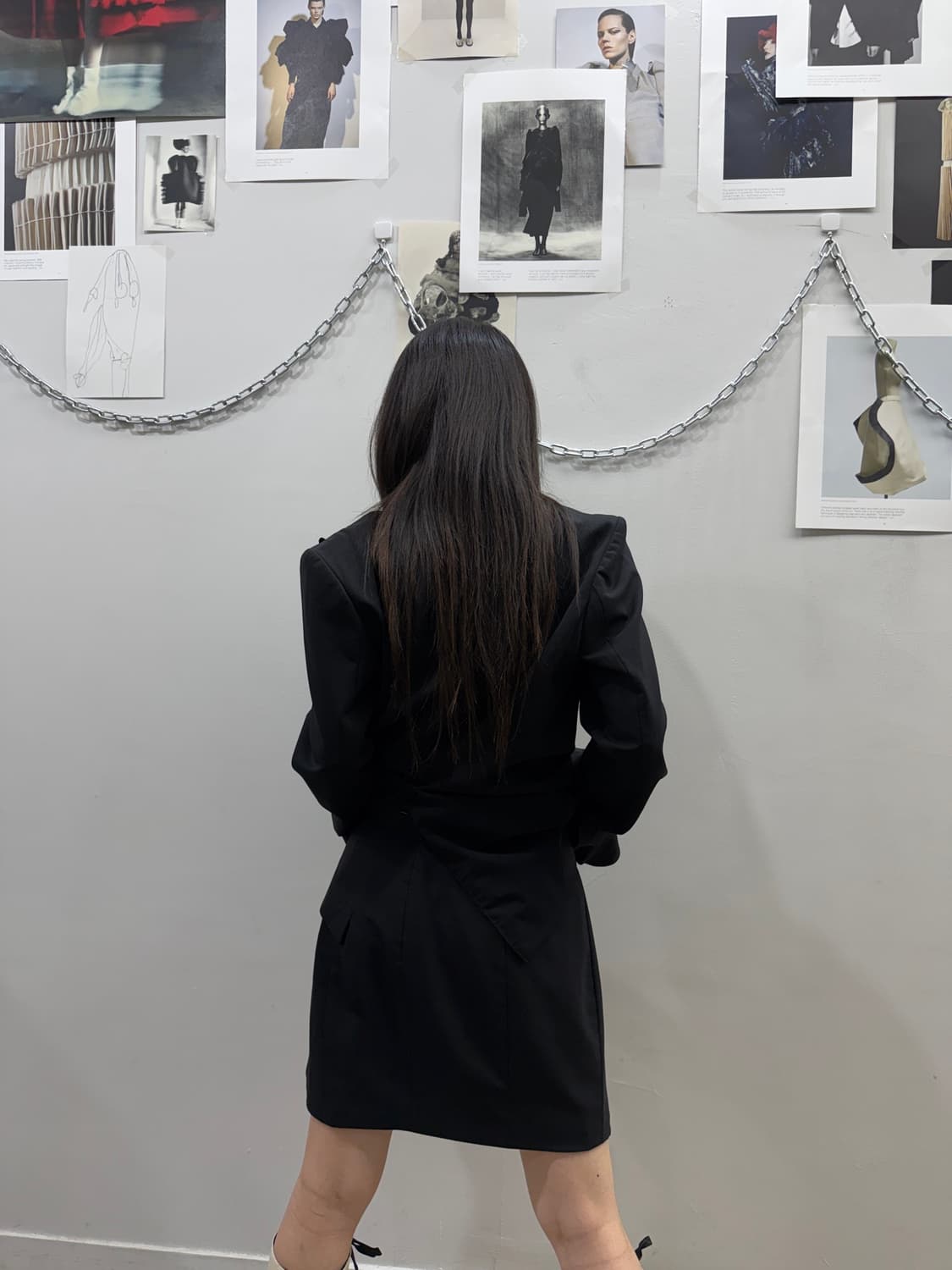 띠어리 블레이저 미니멀 실루엣 스커트 상품이미지7