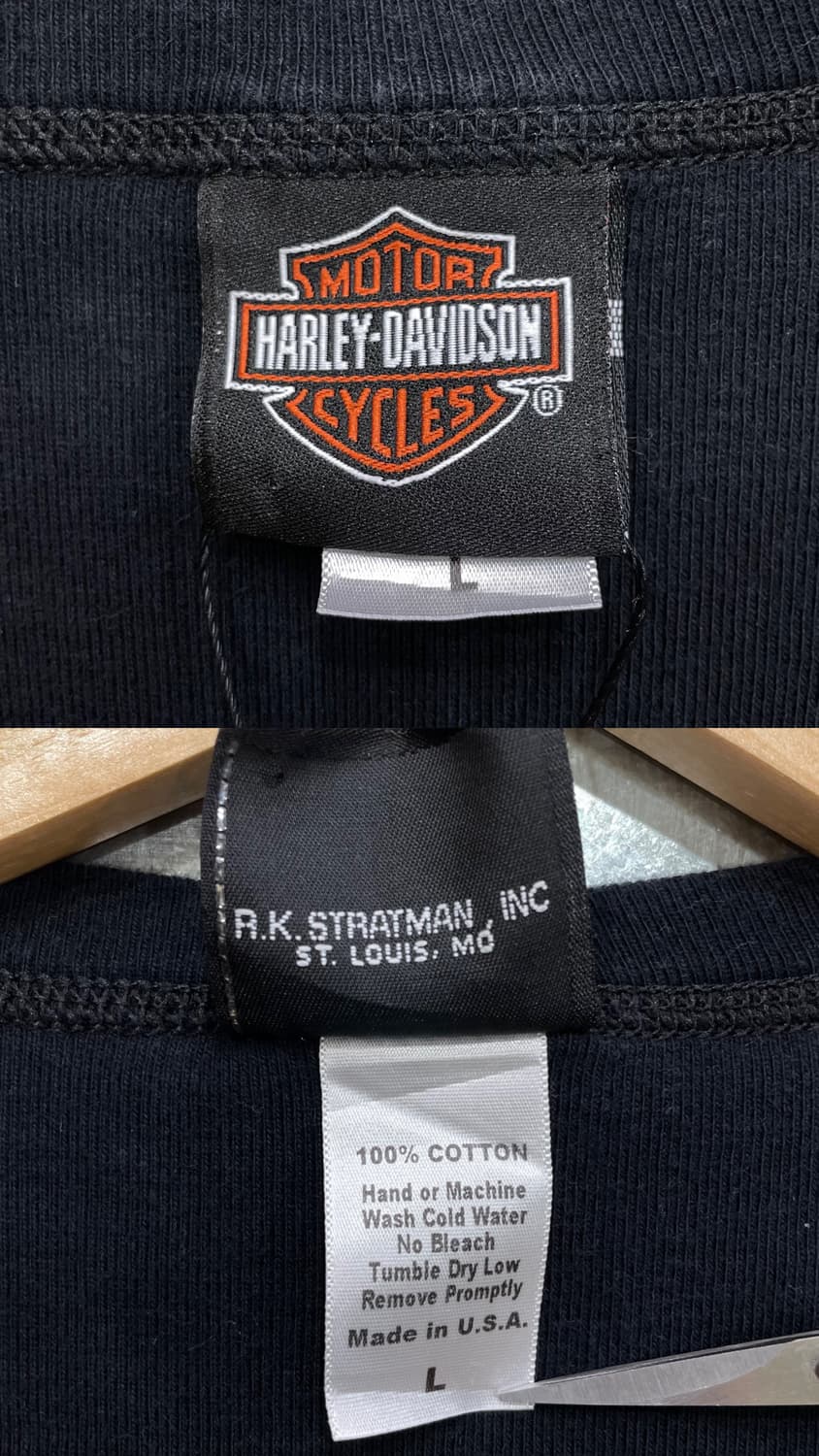(L) USA Harley Davidson 할리 큐빅 반팔티  상품이미지7