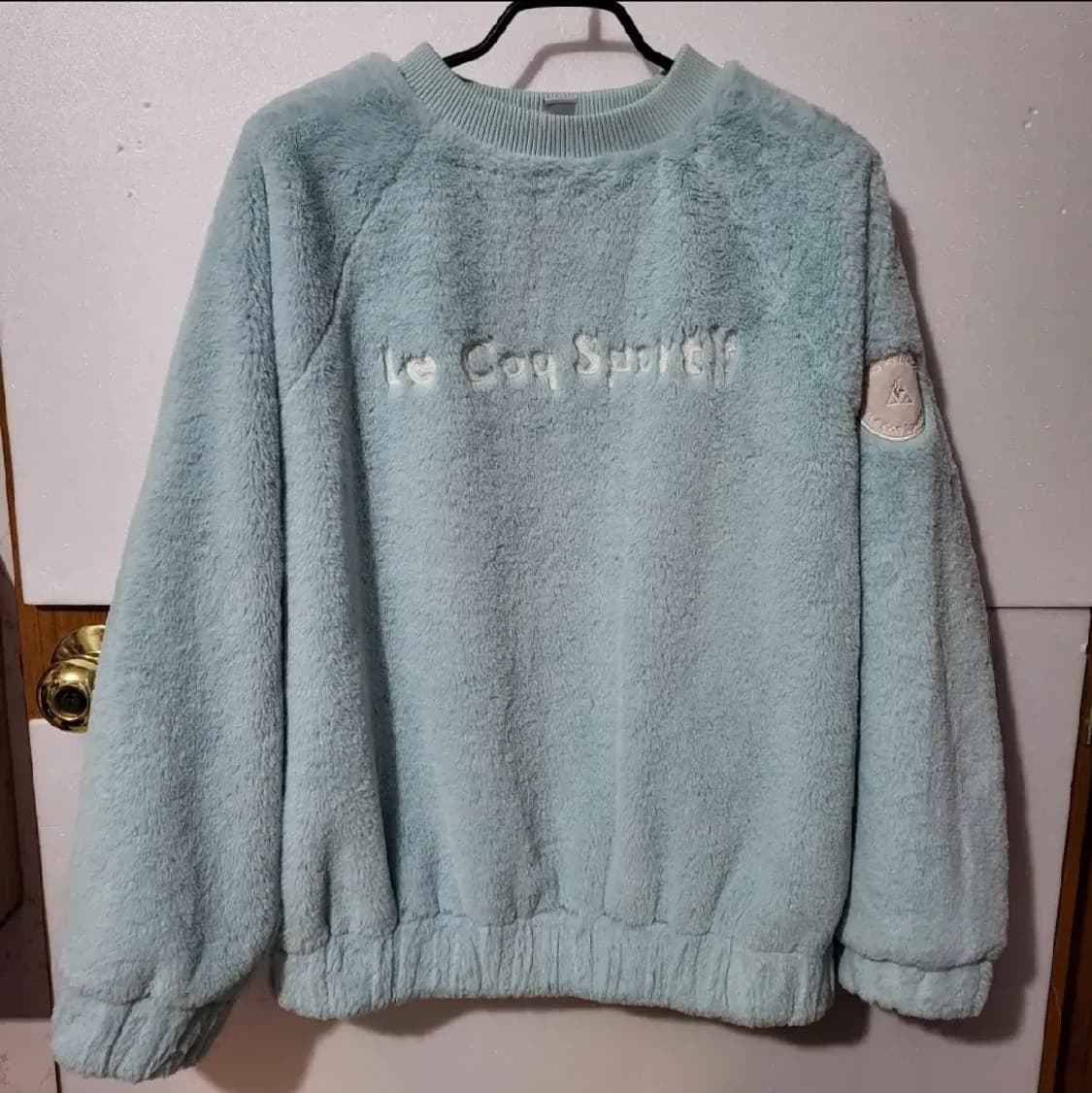 최상급 르꼬끄 밍크 퍼 맨투맨 90 좀 넉넉히 크게나옴 상품이미지1