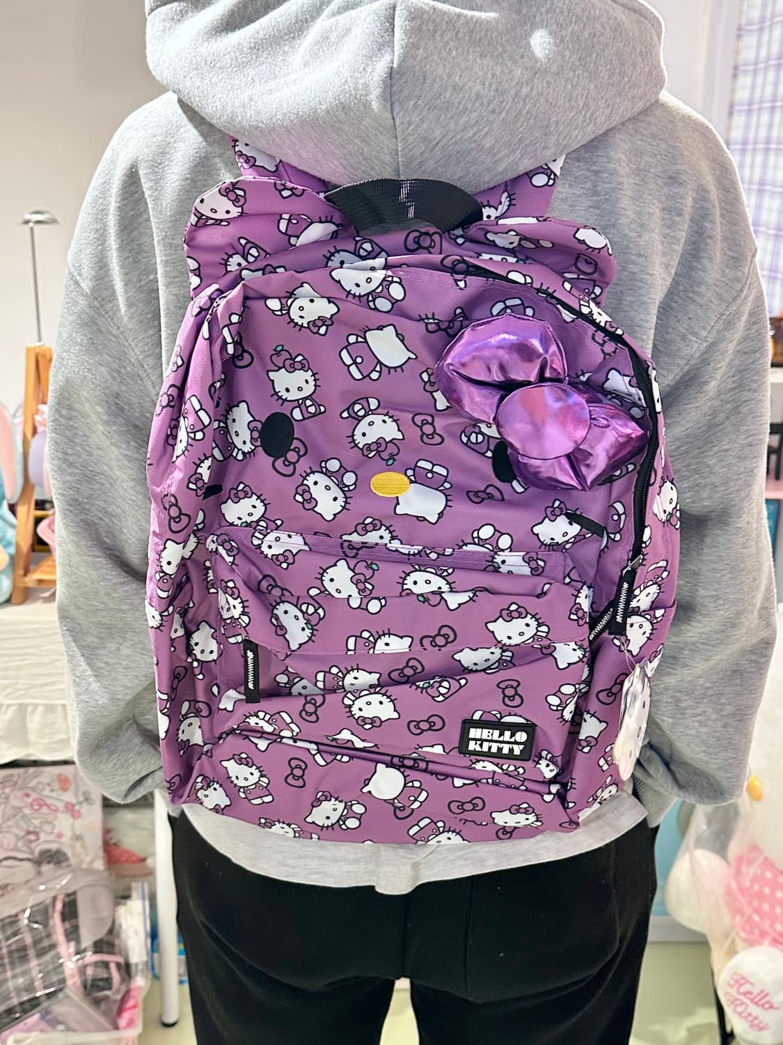 2015 홋카이도 퍼플 키티 백팩 🎒 상품이미지7