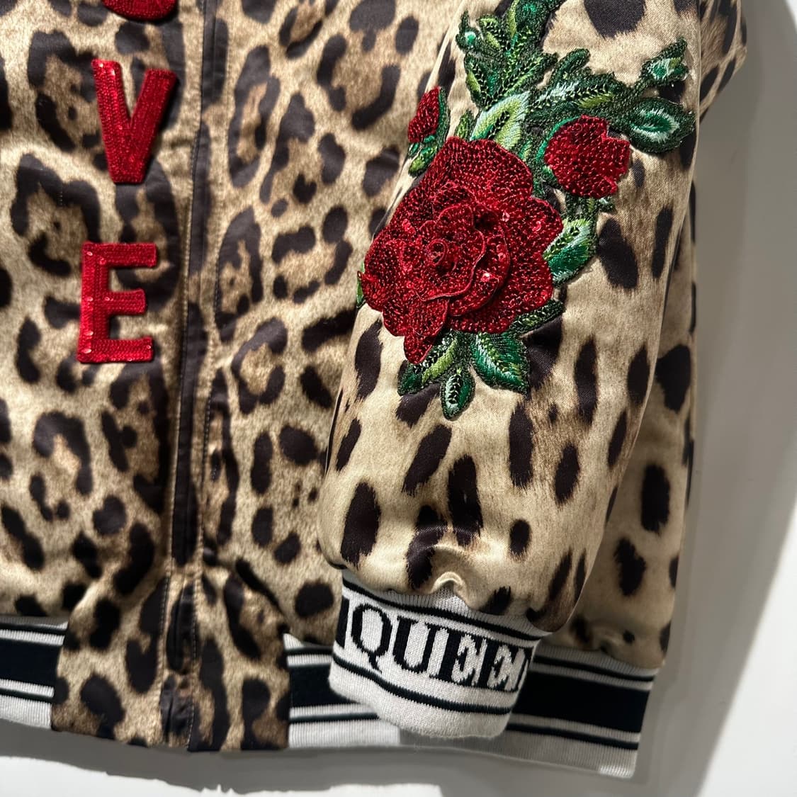 돌체 앤 가바나 레오파드 봄버 블루종 자켓 상품이미지6