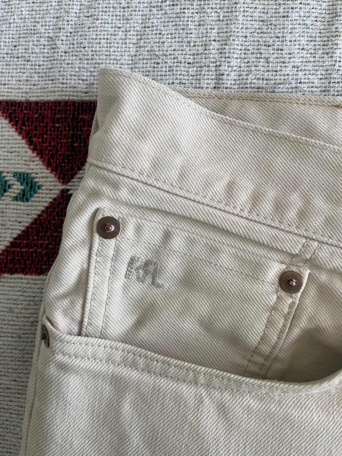 RRL 스트레이트레그핏 에크루진(32x32) 상품이미지2