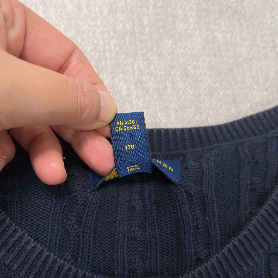 W 95 폴로 랄프로렌 꽈배기 가디건 상품이미지4