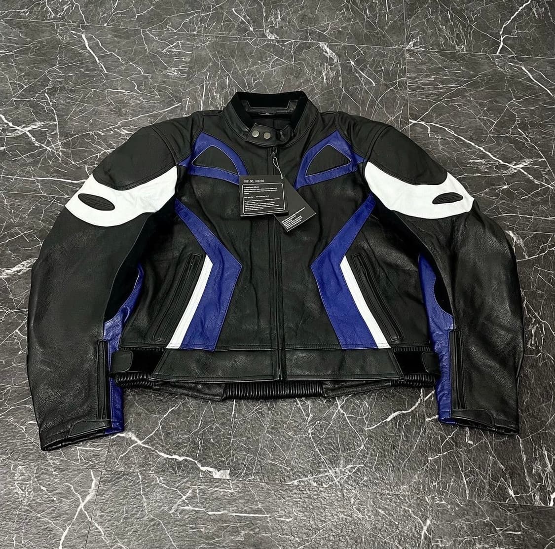 (새상품) XL BF 소가죽 레이싱 자켓 상품이미지6