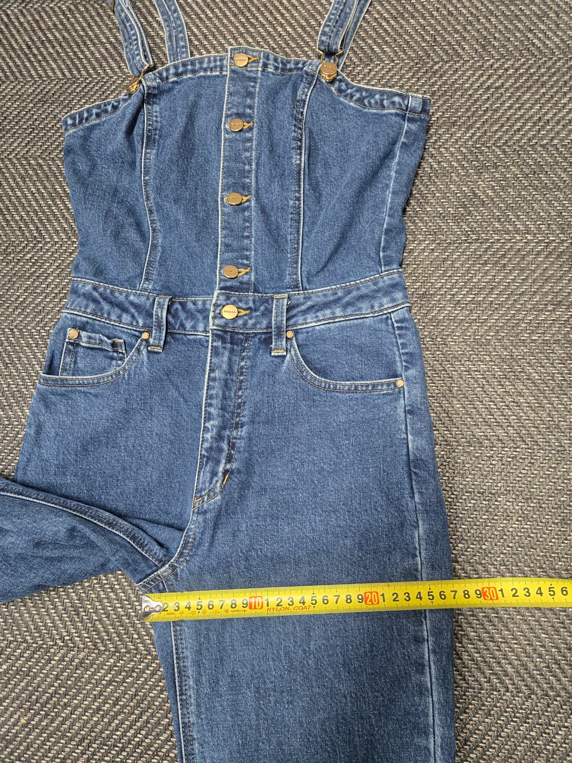 게스 데님 멜빵 바지 점프수트 스판청멜빵바지 상품이미지7