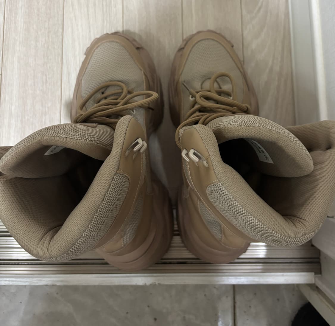 yeel PLATFORM BOOTS SNEAKERS BEIGE  상품이미지2